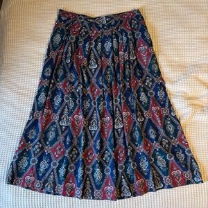 EUC Vintage Floral Patterned Midi Skirt | Worthington Woman | Women’s Plus 20W
